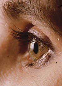 Obrázek oka, close-up, externí