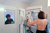 Obrázek postupu mamogram